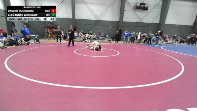 U14 FK - 120 lbs 2nd Place Match - Damian Rodriguez, All-Phase Wrestling Club vs Alexander Anguiano, Hillsboro Mat Club
