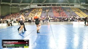 184 lbs Semis (4 Team) - Rocco D`Ascoli, Ottawa University vs Tyson Beauperthuy, Doane University