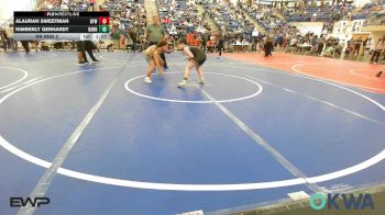 95 lbs Rr Rnd 2 - Alaurah Sweetman, Bristow Elementary Wrestling Club vs Kimberly Gerhardt, Barnsdall Youth Wrestling