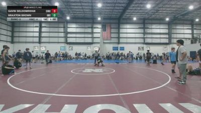 113 lbs Allday - Gavin Seldomridge, SHENANDOAH VALLEY WC vs Braxton Brown, HARRISBURG WRESTLING CLUB