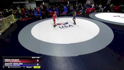 97 lbs Quarterfinal - Uriah Holiday, Rough House Wrestling vs Dakota Vatalaro, Spring Hills Wrestling