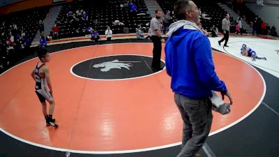 65 lbs 1st Place Match - Sawyer Small, Marion Center vs Joe James, All American