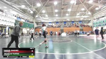 106 lbs Quarterfinal - Samuel Sanchez, Esperanza vs Nicholas Tuatoo, Olympian