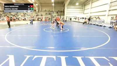 114 lbs Consi Of 32 #2 - Kaila Keesecker, PA vs Kendyll Salyer, OH