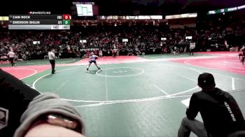 120 lbs Cons. Round 4 - Emerson Biglin, CFEA vs Cain Rock, SWCA