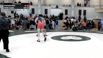 190 lbs Semifinal - Fletcher Rinke, Bridgewater-Raynham vs Peter Clarke, Hanover