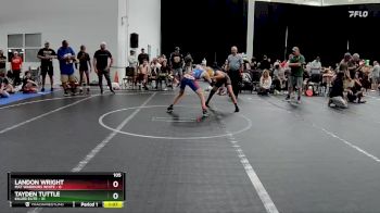 105 lbs Round 7 (8 Team) - Tayden Tuttle, Killer Elite vs Landon Wright, Mat Warriors White