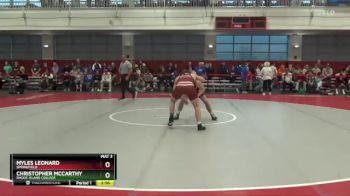 165 lbs Cons. Round 4 - Christopher McCarthy, Rhode Island College vs Myles Leonard, Springfield