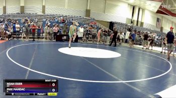 114 lbs Quarterfinal - Noah Eger, OH vs Max Mandac, IL