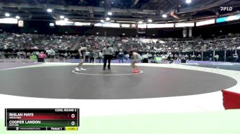 106 lbs Cons. Round 2 - Cooper Landon, Skyline vs Rhilan Mays, Highland