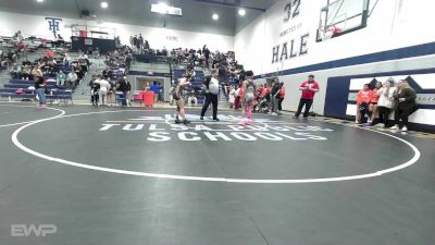 100 lbs Rr Rnd 4 - Madison Brewer, Tulsa Hale vs Kerrie Garza, Bookert T Washington