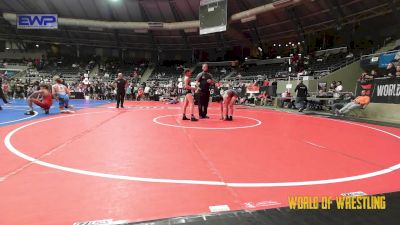 90 lbs Consi Of 4 - Kenleigh Henry, Powerhouse Comanche OK vs Jayden Caughlin, Buck Pride Wrestling