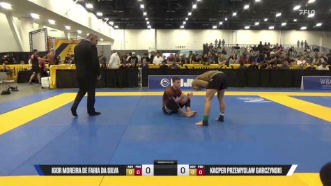 Kacper Przemyslaw Garczynski vs Igor Moreira De Faria Da Silva 2025 World IBJJF Jiu-Jitsu No-Gi Championship