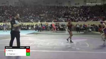 120 lbs Semifinal - Zoey Freeman, Bristow vs Chanelle Alburg, Union