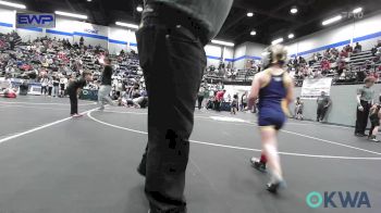 46 lbs Round Of 16 - Aspen Shelton, Team Tulsa Wrestling Club vs Brantley Clipper, Norman North