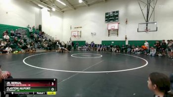 138 lbs Jr. Bernal, Worland High School vs Clayton Ailport, Glenrock