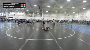 66 lbs 5th Place - Hugo Borgerding, Newtown vs Lennon Gardner, South County