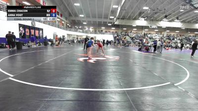 138 lbs Cons. Round 2 - Anna Vogt, Oklahoma City University vs Emma Chacon, Valiant Prep