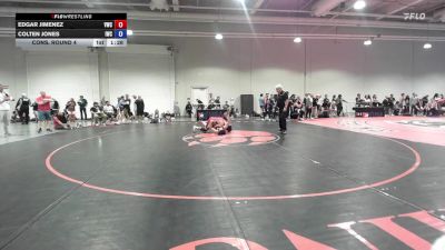 71 lbs Cons. Round 4 - Edgar Jimenez, Valiant Wrestling Club vs Colten Jones, Integrity Wrestling Club