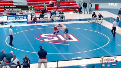 285 lbs 3rd Place Match - Carter Erickson, Averett vs Rives Hargis, Shenandoah University