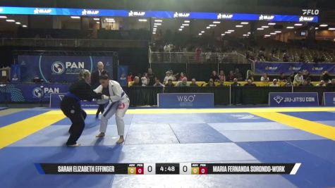 Maria Fernanda Sorondo-Work vs Sarah Elizabeth Effinger 2026 Pan Jiu Jitsu IBJJF Championship