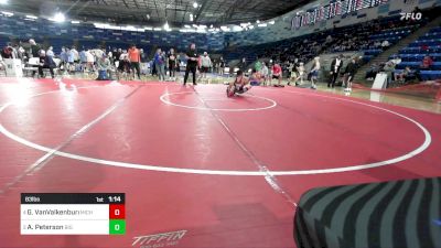 83 lbs Semifinal - Grayson VanValkenburg, Michigan Premier WC vs Abigail Peterson, Big Game Wrestling Club