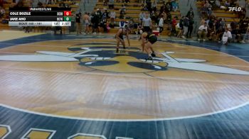 141 lbs Champ. Round 2 - Jake Aho, Rochester-CTC vs Cole Bozile, Saint Cloud State