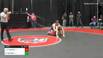 160 lbs Prelims - Cael Langford, Unattached 130 vs Wyatt Springer, Unattached 102