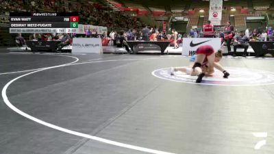 Cons. Round 2 - Evan Watt, Project 8 Wrestling vs Desiray Metz-Fugate