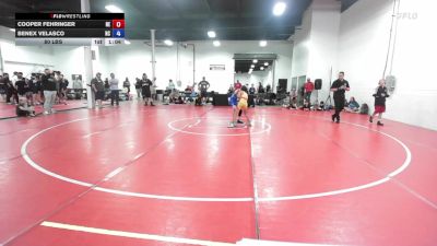 80 lbs Benex Velasco, North Carolina vs Cooper Fehringer, Nebraska
