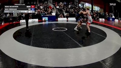 71kg Cons. Round 2 - Beau McArthur, WAMMA Next Gen Wrestling Club vs Max Kershaw, Saskatoon Junior Huskies