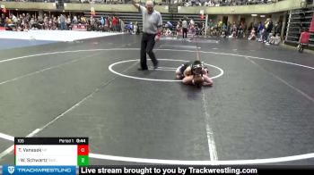 105 lbs Round 3 - Weston Schwartz, Outlaw Wrestling Club vs Thomas Vanasek, New Prague