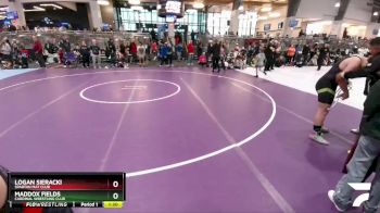 120 lbs Champ. Round 2 - Maddox Fields, Cardinal Wrestling Club vs Logan Sieracki, Spartan Mat Club