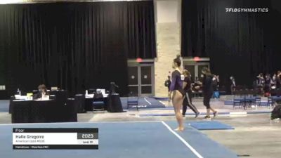 Halle Gregoire - Floor, American Gold #606 - 2021 USA Gymnastics Development Program National Championships