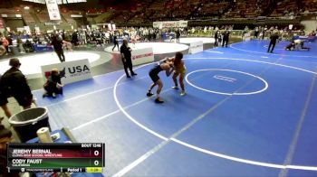 92 lbs Champ. Round 1 - Jeremy Bernal, Clovis High School Wrestling vs Cody Faust, California