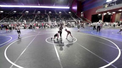 61 lbs Consi Of 8 #1 - Jayce Potter, Green River Grapplers vs Gannon Chagnon, Havre WC