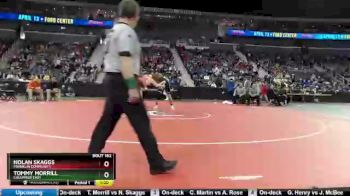 220 lbs Quarterfinal - Tommy Morrill, Columbus East vs Nolan Skaggs, Franklin Community