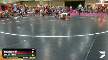 108 lbs Quarters & Wb (16 Team) - Karson Rozas, Morris Fitness #2 vs Shiloh Twigg, BHWC/ Dirt Divers