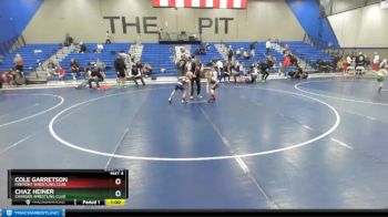 52-55 lbs Round 2 - Chaz Heiner, Charger Wrestling Club vs Cole Garretson, Fremont Wrestling Club