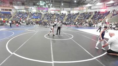 78 lbs Round Of 16 - Creed Herder, Elbert County Wranglers vs Damon Aguirre, Alamosa