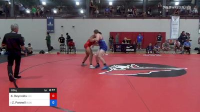 82 kg Consi Of 8 #2 - Kevin Reynolds, Viking Wrestling Club (IA) vs Zane Pannell, Dubuque RTC