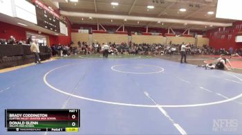 192 lbs Champ. Round 2 - Donald Glenn, Willits High School vs Brady Coddington, Clayton Valley Charter High School