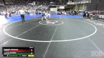 2A 157 lbs Champ. Round 1 - Lucas Hansen, Squalicum vs Parker Freeman, Othello