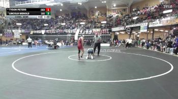138 lbs Cons. Semi - Lincoln Menold, Sabetha HS vs Tyson Peters, Leoti Wichita County HS