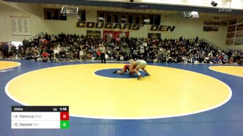 135 lbs Semifinal - Aden Valencia, Sobrato vs Daniel Zepeda, Gilroy