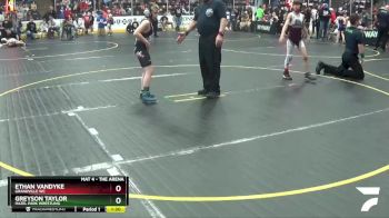 75 lbs Champ. Round 2 - Ethan VanDyke, Grandville WC vs Greyson Taylor, Hazel Park Wrestling