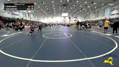 58 lbs Semifinal - Aspen Smith, Club Not Listed vs Evin Griffith, Warsaw Youth Wrestling Club