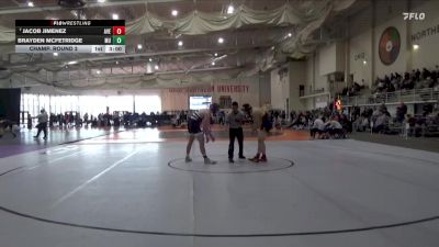 197 lbs Champ. Round 2 - Jacob Jimenez, Averett vs Brayden McFetridge, Mount Union