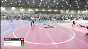 98 lbs Round Of 32 - Mercer Hamilton, Mat Demon WC vs Luis Jauregui, Madera WC