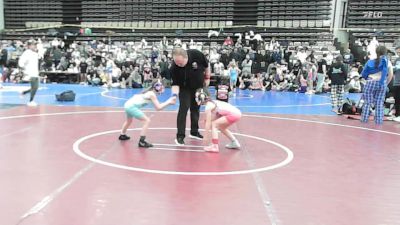 60 kg Rr Rnd 1 - Delaney Coleman, NewWhale Teel - Girls vs Isabelle Beam, NewWhale Purple - Girls